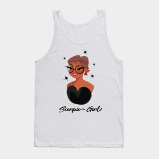 Scorpio Girl Zodiac Sign Astrology Tank Top